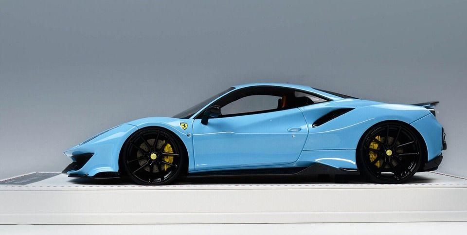ミニカー Ferrari 488 Pista by Novitec 1/18 Ivy Novitec Ferrari 488 Pista (Silver Nurburgring