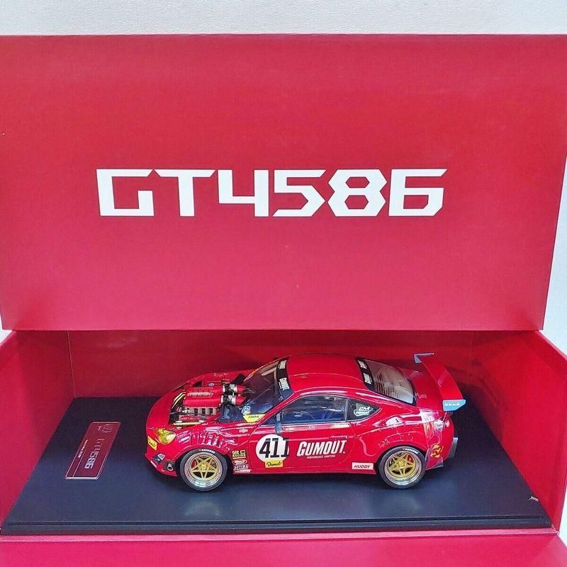 1/18 DCN Toyota Gumout GT4586 Red Dount 411 - 【MR BBR 1/18 DCN Toyota Gumout GT4586 Red Dount 411 - 【MR BBR