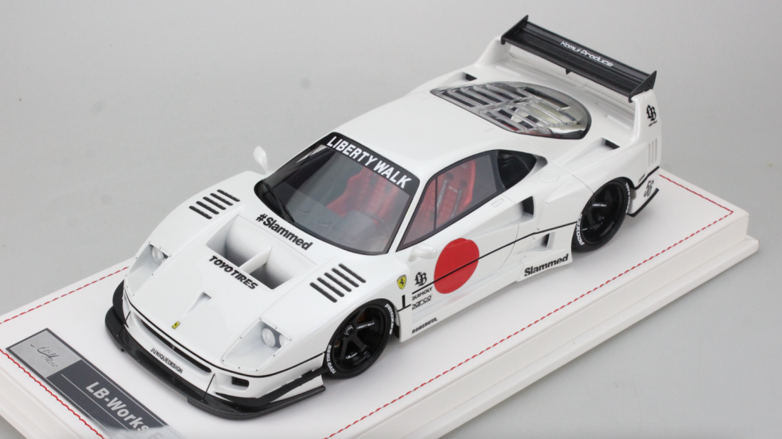 1/18 Ivy Models LB Ferrari F40 White Leather Base - 【MR BBR MakeUp  LOOKSMART Du0026Gなどのミニカー専門店】 ヴェルデ