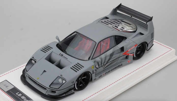 1/18 Ivy Models LB Ferrari F40 Matte Jet Grey Leather Base - 【MR BBR MakeUp  LOOKSMART Du0026Gなどのミニカー専門店】 ヴェルデ