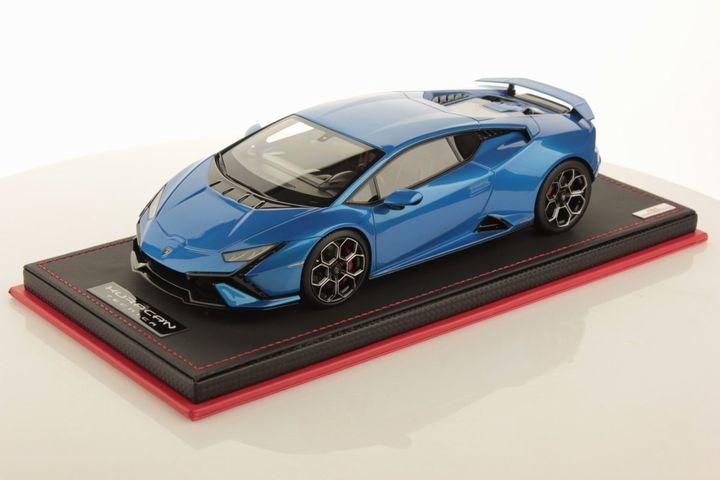 1/18 MR LAMBORGHINI HURACAN TECNICA Blu Nethuns - 【MR BBR