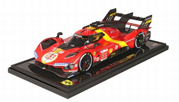 1/18 BBR Ferrari 499P car n. 51 Winner Le Mans 2023 with special 