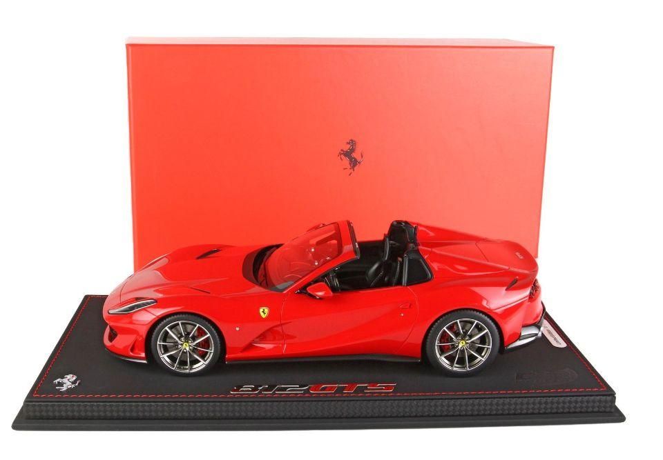ミニカー　1/18 Ferrari 812 GTS 2019 Red Corsa 322 Red brake disks ケース付 [P18184LV] 1/18 Ivy Ferrari 812 GTS Novitec (Nuova Rosso Corsa Red with