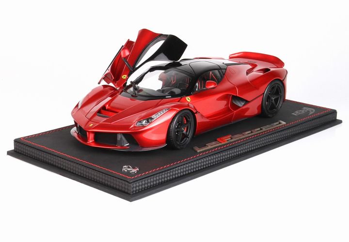 1/18 BBR Ferrari LaFerrari metallic red Fire (DIE-CAST) - 【MR BBR MakeUp  LOOKSMART D&Gなどのミニカー専門店】 ヴェルデ