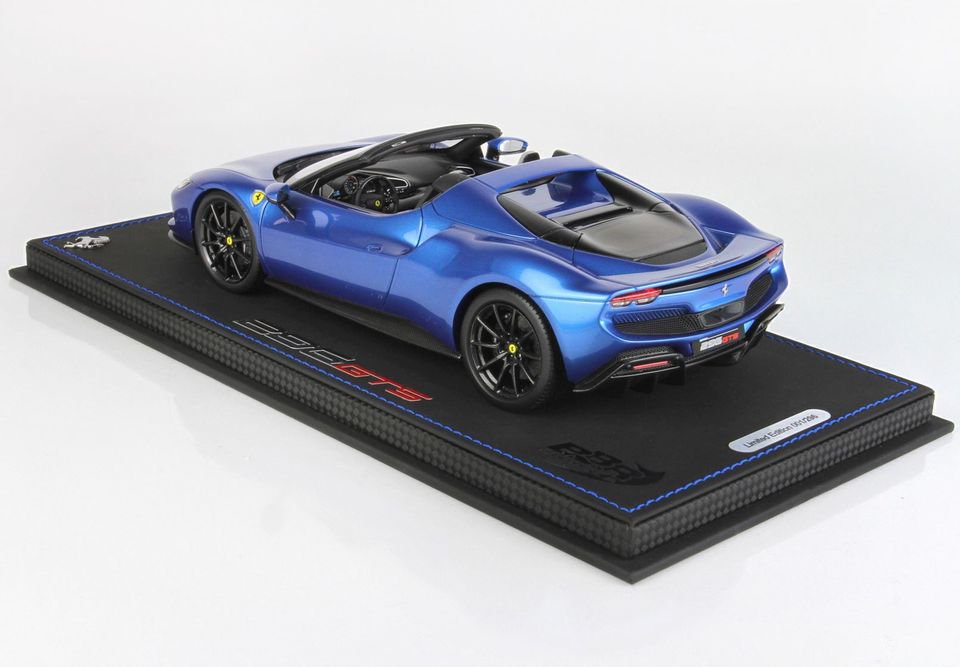 1/18 BBR Ferrari 296 GTS Rancing blue - 【MR BBR MakeUp LOOKSMART