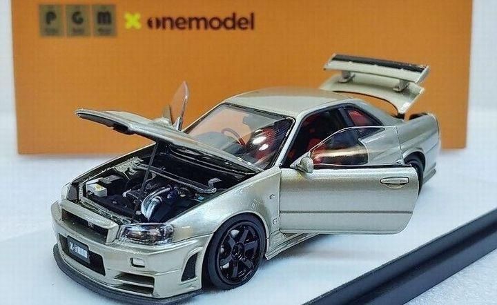 1/43 PGM & One model Nissan R34 GT-R Z-Tune Ordinary Version, - 【MR BBR  MakeUp LOOKSMART D&Gなどのミニカー専門店】 ヴェルデ