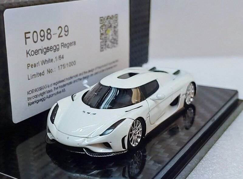 1/64 FrontiArt Koenigsegg Regera Pearl White - 【MR BBR MakeUp 