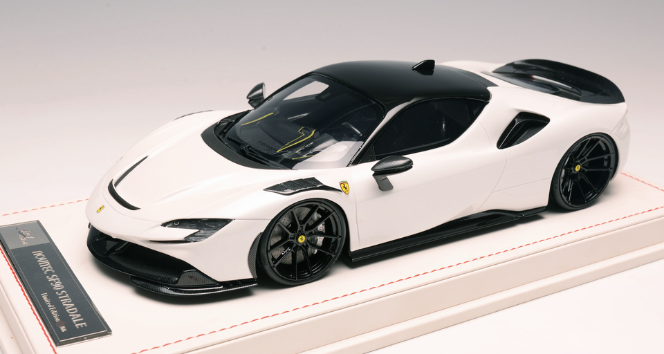 1/18 Ivy Models Ferrari SF90 Novitec Pearl White - 【MR BBR MakeUp LOOKSMART  Du0026Gなどのミニカー専門店】 ヴェルデ