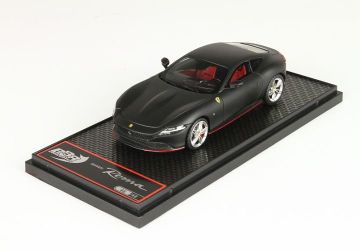 1/43 BBR Ferrari Roma 2019 Matt Black - 【MR BBR MakeUp LOOKSMART  D&Gなどのミニカー専門店】 ヴェルデ