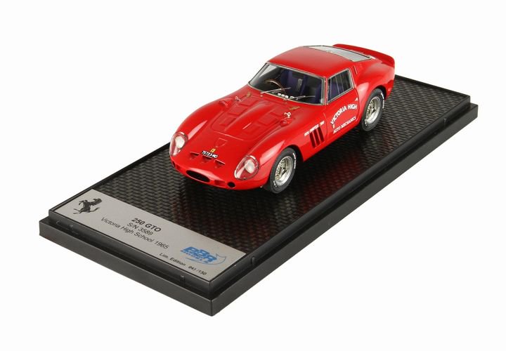 1/43 BBR FFerrari 250 GTO S/N 3589 Victoria High School 1965 - 【MR BBR  MakeUp LOOKSMART D&Gなどのミニカー専門店】 ヴェルデ