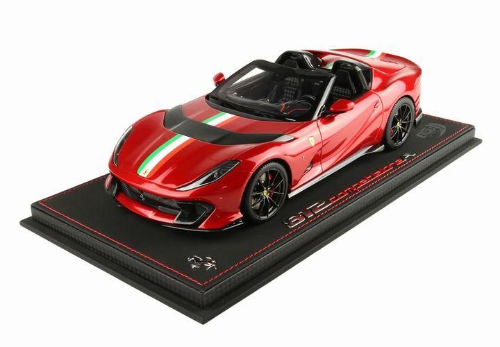 1/18 BBR Ferrari 812 Competizione A Red Magma - 【MR BBR MakeUp LOOKSMART  D&Gなどのミニカー専門店】 ヴェルデ