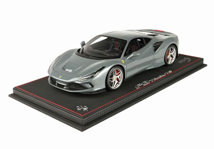 1/18 BBR Ferrari F8 Tributo Medim Grey - 【MR BBR MakeUp LOOKSMART  D&Gなどのミニカー専門店】 ヴェルデ