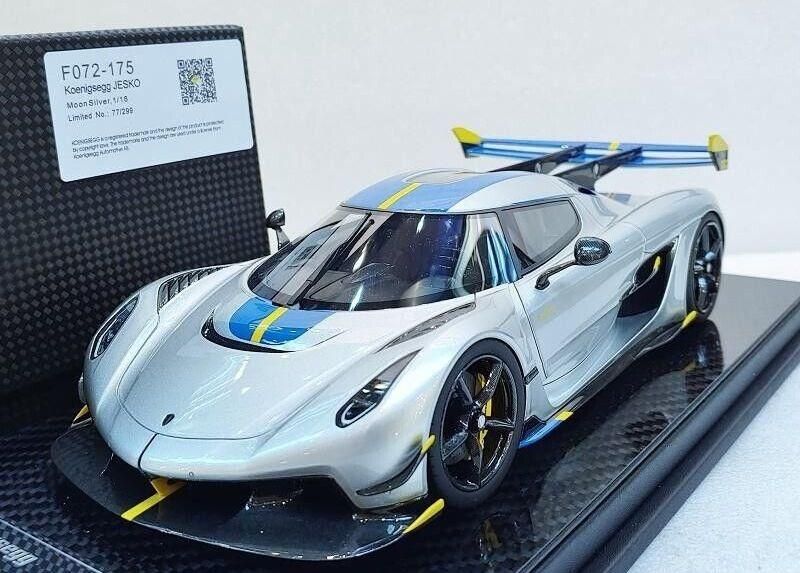 新発売 FrontiArt ケーニグセグ jesko ブルー カーボン ミニカー 新発売 FrontiArt ケーニグセグ jesko ブルー カーボン ミニカー