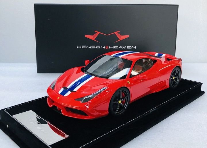 1/18 HH Models Ferrari 458 Speciale Rosso Corsa - 【MR BBR 