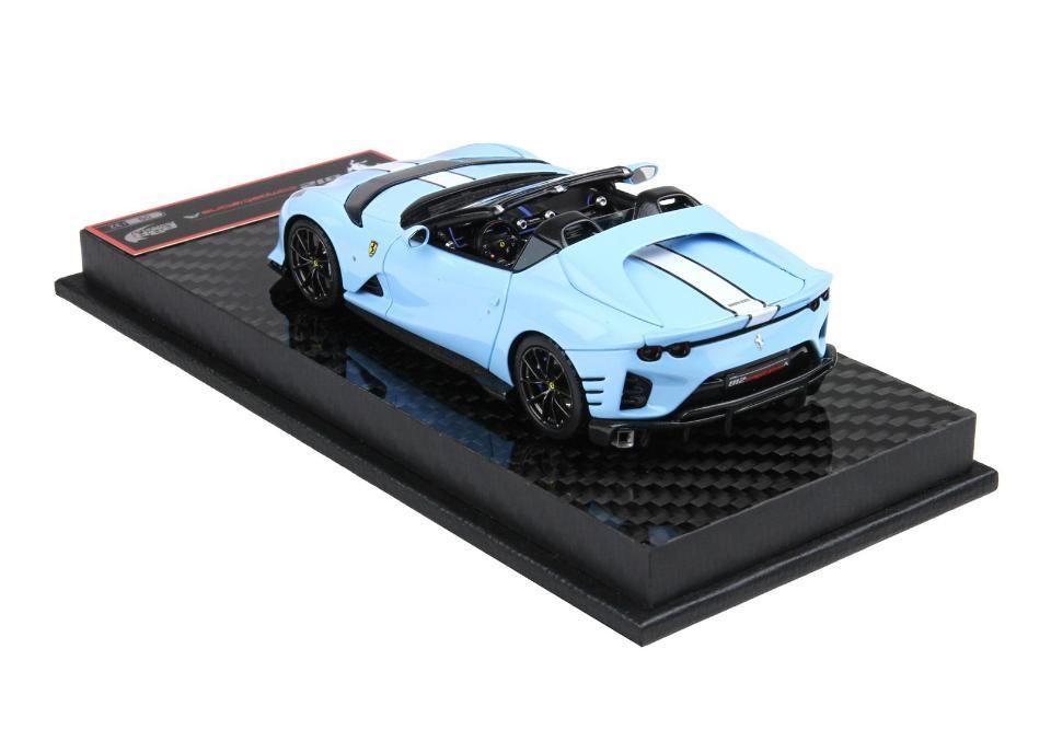 1/43 BBR Ferrari 812 Competizione A Azzurro La Plata-Real carbon