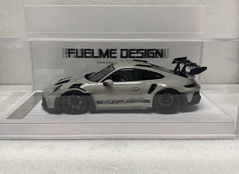 1/18 FUELME Porsche 992 GT3 RS Chalk Grey - 【MR BBR MakeUp LOOKSMART  Du0026Gなどのミニカー専門店】 ヴェルデ　