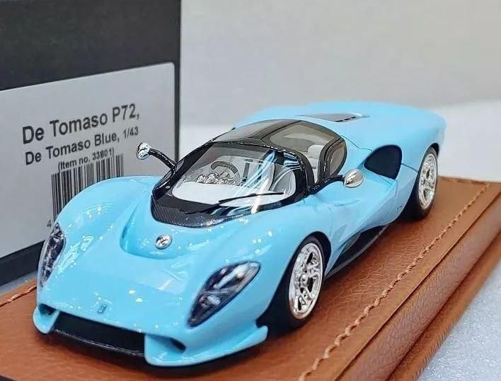 1/43 PEAKO De Tomaso P72 De Tomaso Blue - 【MR BBR MakeUp LOOKSMART  D&Gなどのミニカー専門店】 ヴェルデ