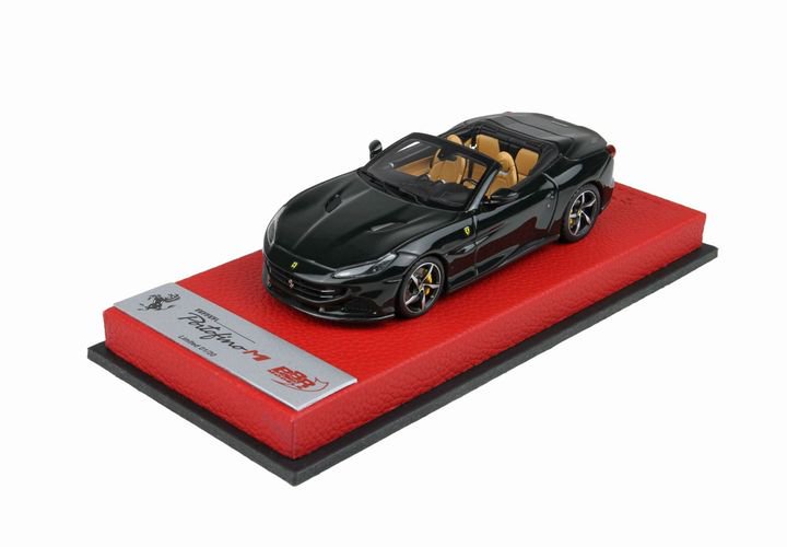 1/43 BBR Ferrari Portofino M spider OPEN roof version British Green Premium  edition - 【MR BBR MakeUp LOOKSMART D&Gなどのミニカー専門店】 ヴェルデ