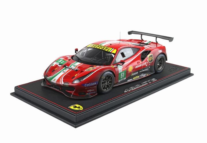 1/18 BBR Ferrari 488 GTE LM GTE Team AF Corse wins Le Mans 2021, car no. 51  DIRTY EDITION - 【MR BBR MakeUp LOOKSMART D&Gなどのミニカー専門店】 ヴェルデ