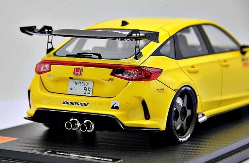 1/18 PEAKO Spoon Honda FL5 Civic Yellow - 【MR BBR MakeUp