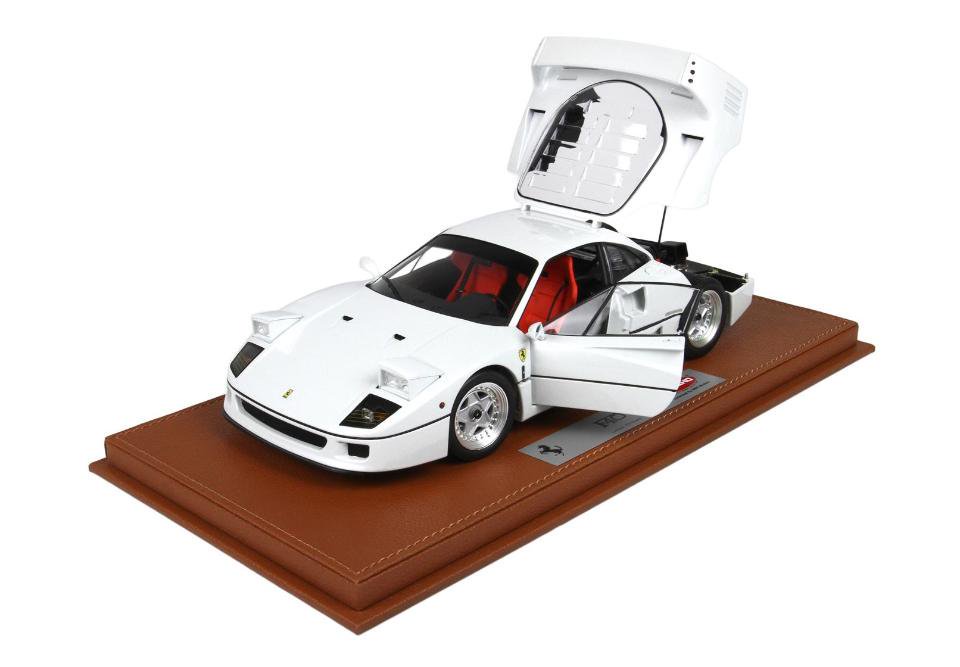 1/18 BBR Ferrari F40 Metallic White BBR-Kyosho - 【MR BBR MakeUp LOOKSMART  D&Gなどのミニカー専門店】 ヴェルデ