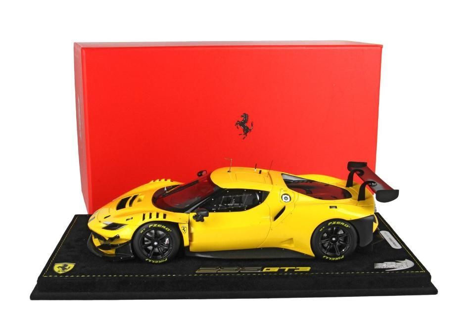1/18 BBR Ferrari 296 GT3 2022 - gloss black wheels Modena