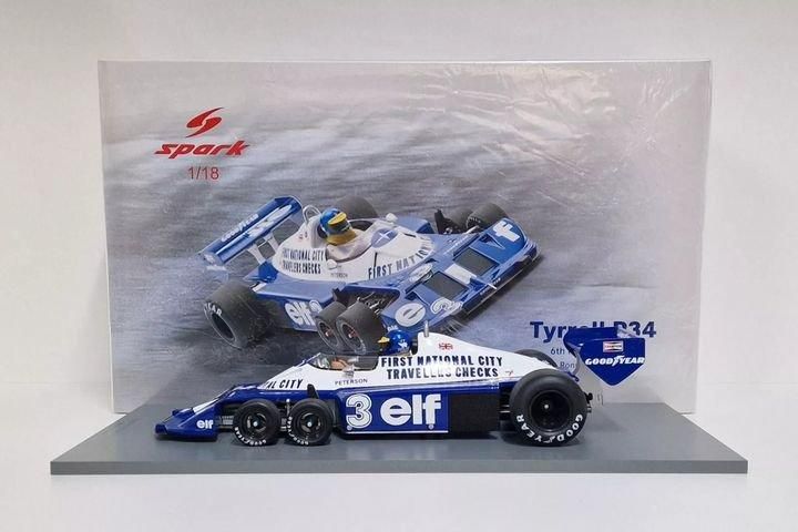 1/18 SPARK TYRRELL P34 PETERSON GP ITALY 1977 - 【MR BBR