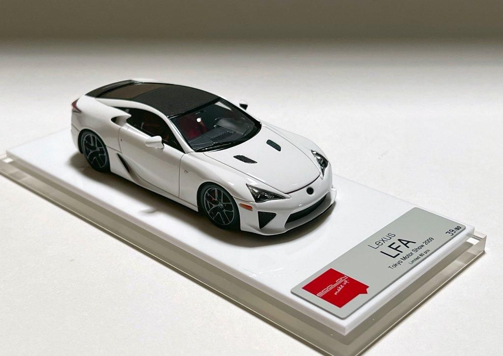 1/43 Make Up Lexus LFA Tokyo Motor Show 2009 Whitest White
