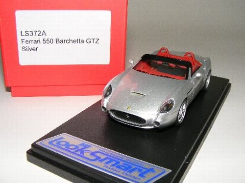 1/43 FERRARI 550 BARCHETTA GTZ ZAGATO SILVER - 【MR BBR MakeUp LOOKSMART  D&Gなどのミニカー専門店】 ヴェルデ