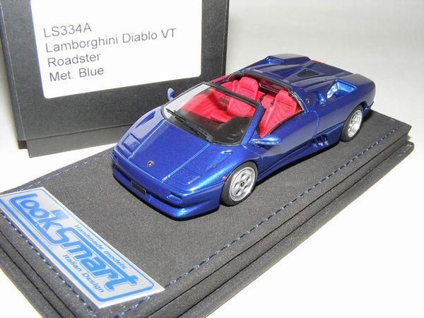 1/43 LAMBORGHINI DIABLO VT ROADSTER METALLIC BLUE - 【MR BBR 