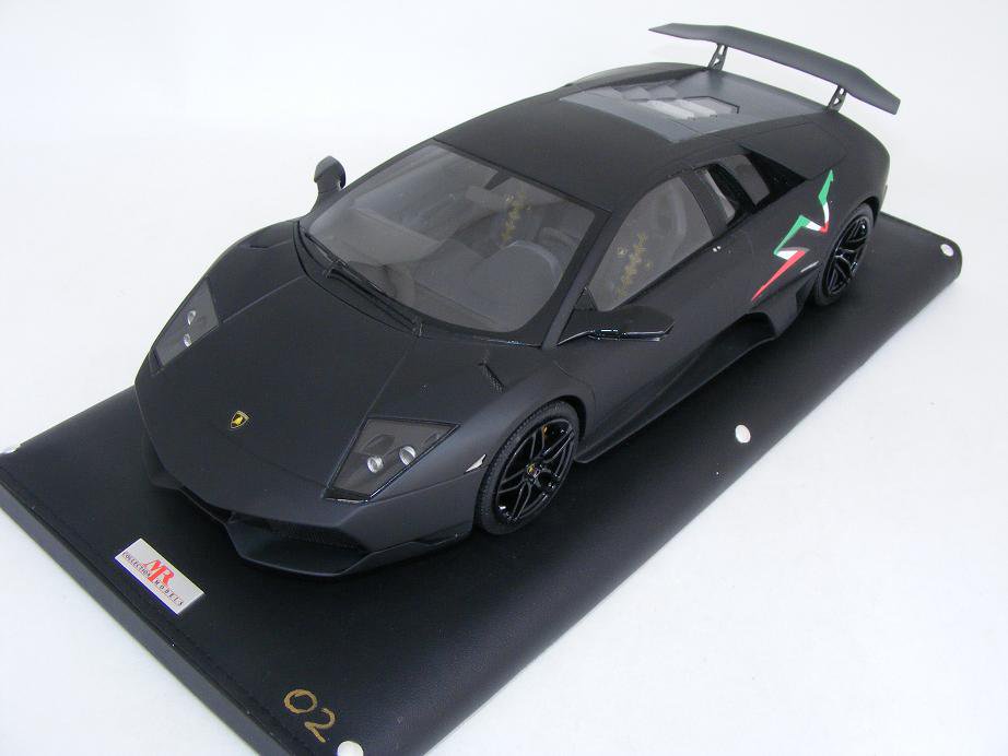 1/18 MR Lamborghini Murcielago SV670 Matt Black with Large