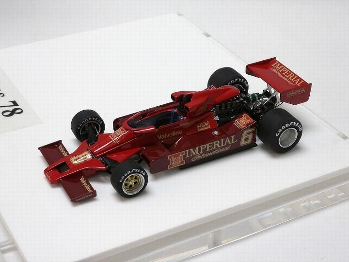 LOTUS 78 JAPANESE GP 1977 GUNNAR NILSSON TAMEO KIT 1/43 - 【MR BBR MakeUp  LOOKSMART Du0026Gなどのミニカー専門店】 ヴェルデ　