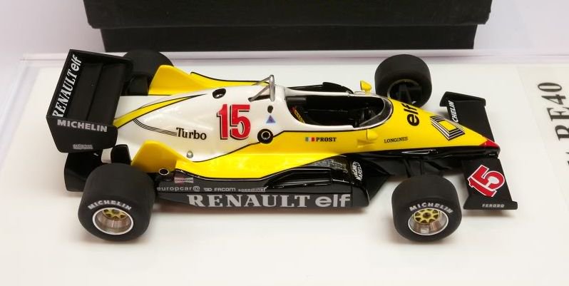 RENAULT RE40 BELGIAN GP 1983 WINNER ALAIN PROST TAMEO KIT 1/43