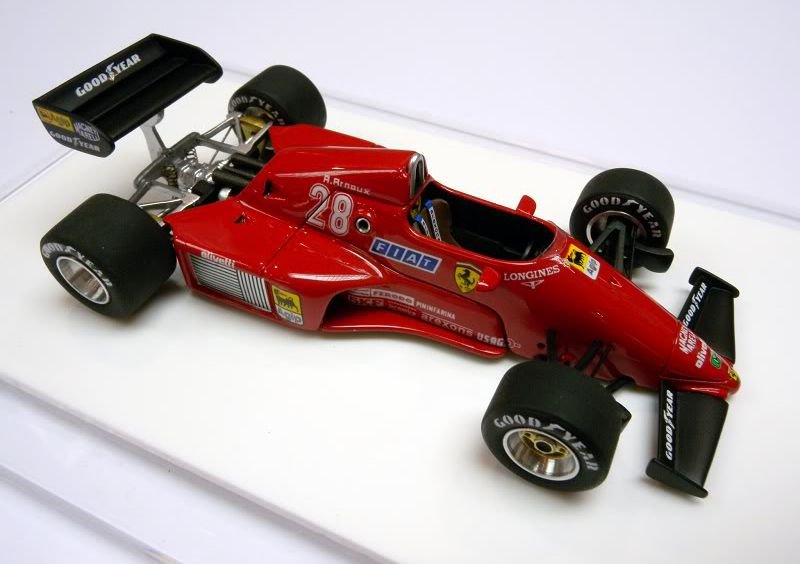 FERRARI 126C3 PRESS VERSION & GERMAN GP 1983 RENE ARNOUX TAMEO KIT 1/43 -  【MR BBR MakeUp LOOKSMART D&Gなどのミニカー専門店】 ヴェルデ