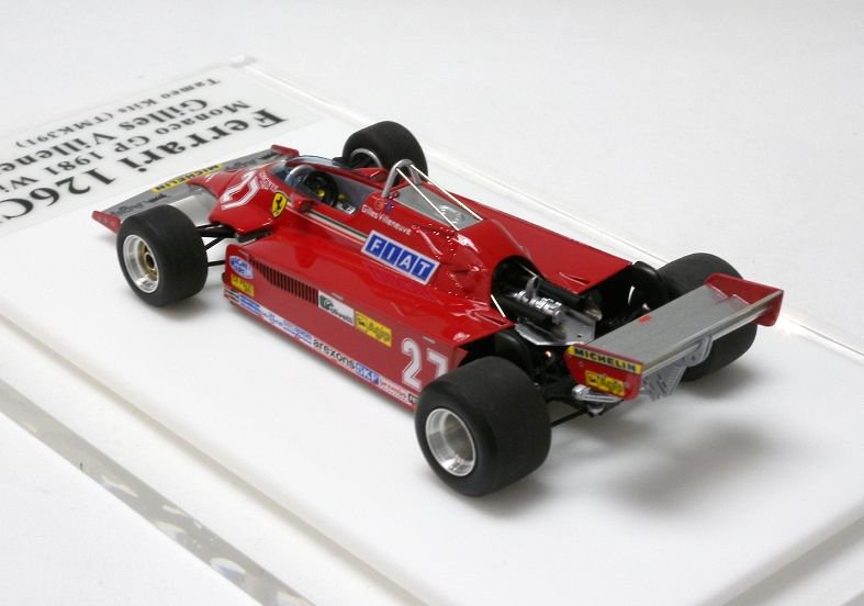 1/43 メリ フェラーリ 126 CK 1981 スペインGP 仕様 フルディティール 