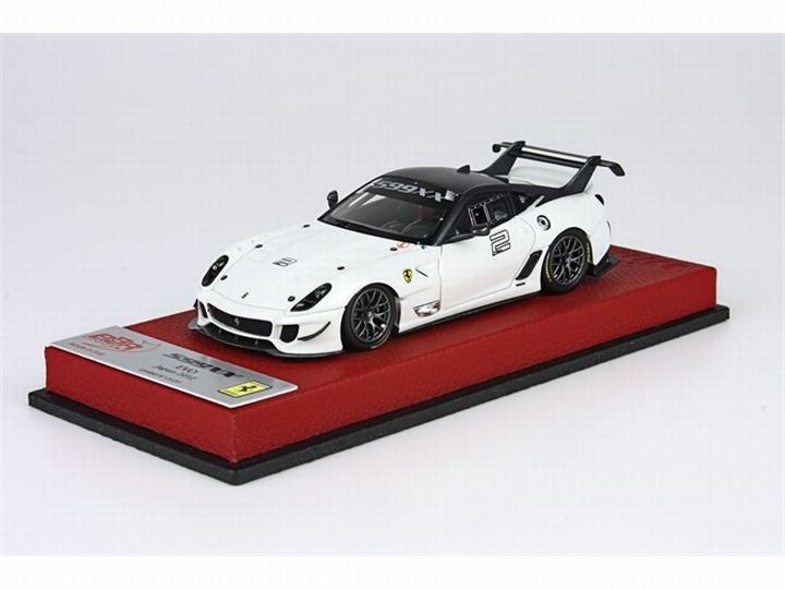 Ferrari 599XX Evo Japan 2012 White car n.2 1/43 - 【MR BBR MakeUp LOOKSMART  D&Gなどのミニカー専門店】 ヴェルデ