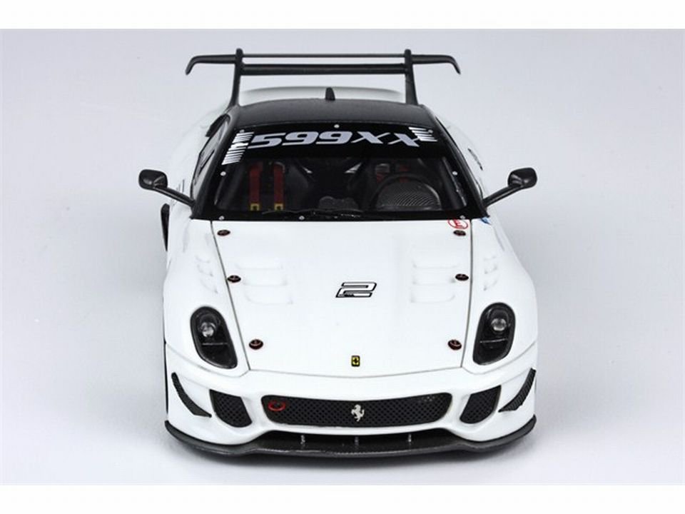 Ferrari 599XX Evo Japan 2012 White car n.2 1/43 - 【MR BBR MakeUp LOOKSMART  D&Gなどのミニカー専門店】 ヴェルデ