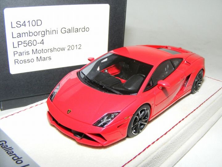 1/43 Looksmart Lamborghini Gallardo LP 560-4 Paris Motorshow 2012 Rosso  Mars - 【MR BBR MakeUp LOOKSMART D&Gなどのミニカー専門店】 ヴェルデ