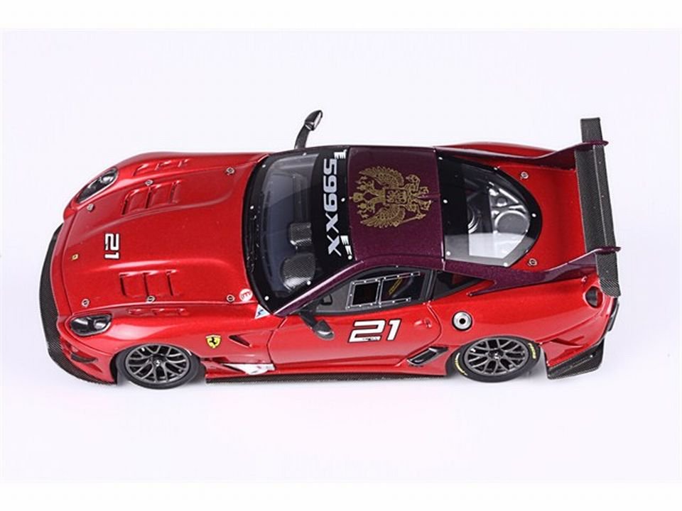 Ferrari 599XX Evo Paul Ricard 2012 Car N.21 - 【MR BBR MakeUp LOOKSMART  D&Gなどのミニカー専門店】 ヴェルデ