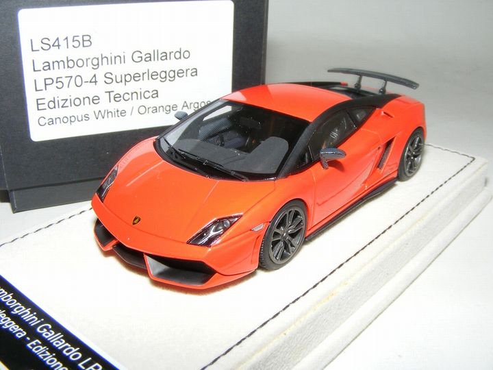 1/43 Looksmart Lamborghini Gallardo LP570-4 SeperLeggera Edizione Tecnica  Orange - 【MR BBR MakeUp LOOKSMART D&Gなどのミニカー専門店】 ヴェルデ