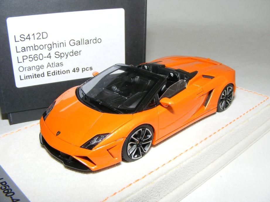 1/43 Looksmart Lamborghini Gallardo LP 560-4 Spyder Paris 2012 Orange Atlas - 【MR BBR MakeUp LOOKSMART D&Gなどのミニカー専門店】 ヴェルデ