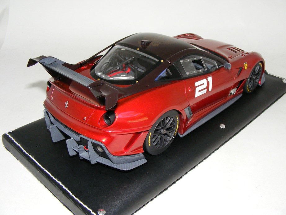 1/18 MR Ferrari 599XX Evo corse Clienti Race Version #21 - 【MR BBR MakeUp  LOOKSMART D&Gなどのミニカー専門店】 ヴェルデ