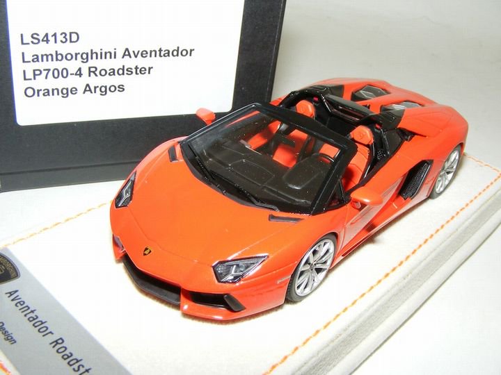 1/43 Looksmart Lamborghini Aventador LP 700-4 Roadster Argos Orange - 【MR  BBR MakeUp LOOKSMART D&Gなどのミニカー専門店】 ヴェルデ