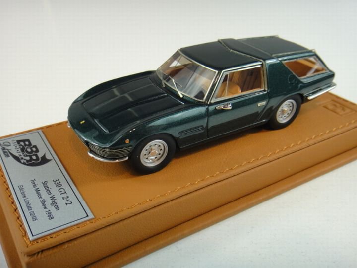 1/43 BBR FERRARI 330 GT 2+2 STATION WAGON MEALLIC GREEN - 【MR BBR MakeUp  LOOKSMART D&Gなどのミニカー専門店】 ヴェルデ