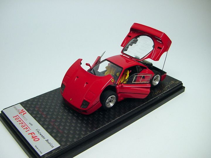 1/43 ＭＲ Bosica Series Ferrari F40 Street Red/Tan - 【MR BBR 