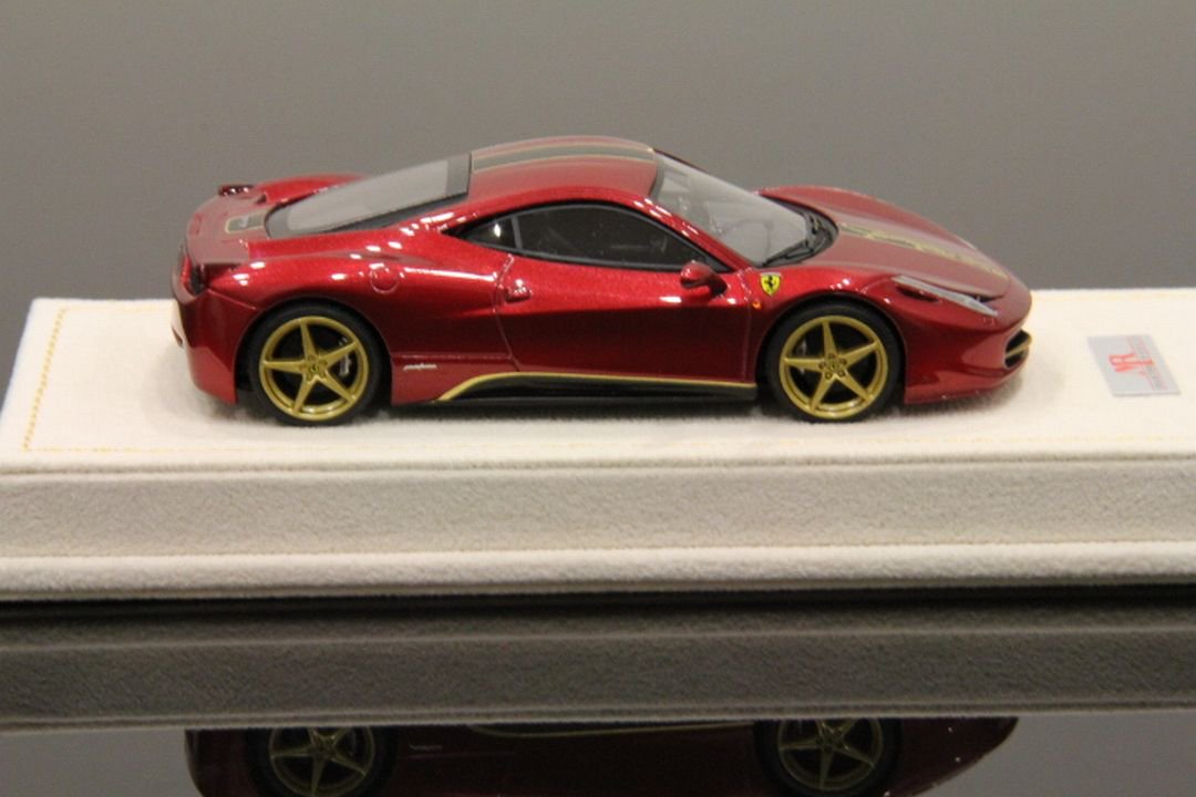 正規通販】 レア絶版 BBR 1 43 Ferrari 458 Challenge #5 Launch