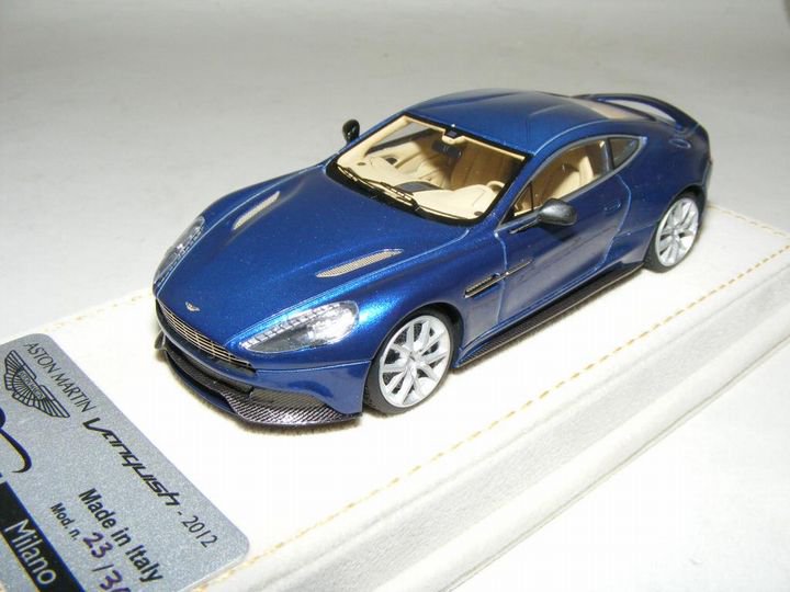 1/43 Tecnomodel Aston Martin Vanquish Aviemore Blue - 【MR BBR MakeUp  LOOKSMART D&Gなどのミニカー専門店】 ヴェルデ