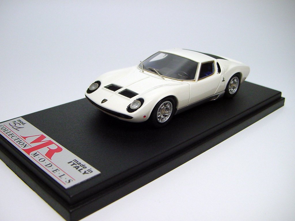 1/43 MR Lamborghini Miura S Salone di Parigi 1968 - 【MR BBR ...