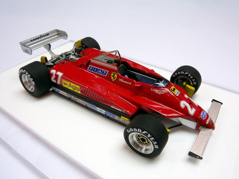 FERRARI 126C2 BELGIAN GP 1982 GILLES VILLENEUVE TAMEO KIT 1/43