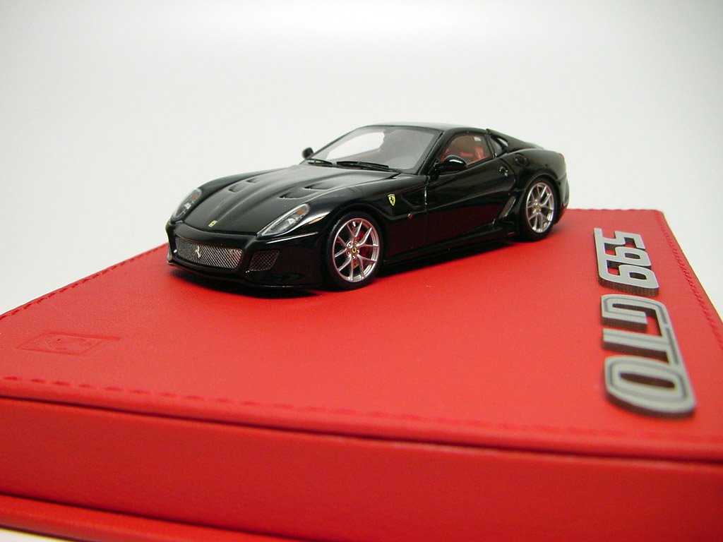 1/43 BBR Ferrari 599 GTO 2010 Black - 【MR BBR MakeUp LOOKSMART  D&Gなどのミニカー専門店】 ヴェルデ